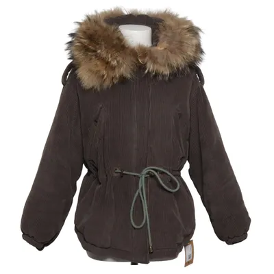 Parkas (Grå) från Furly Bomull, Päls, Polyester