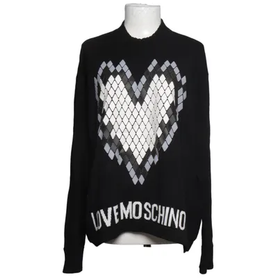 Sweater (Black, White, Gray) from Love Moschino Cashmere, Polyamide, Viscose, Wool