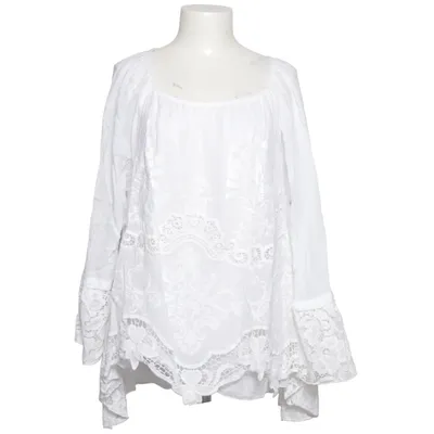 Blouse (White) from Pink Cherry Cotton, Elastane, Viscose