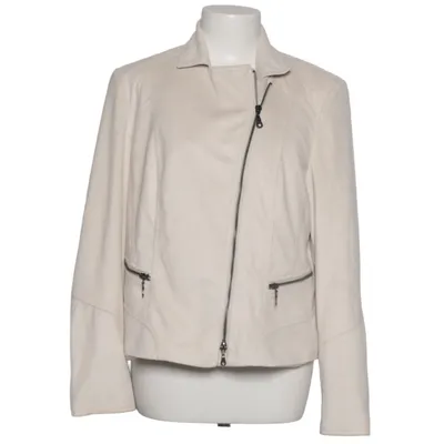 Blazer (Beige) de No Name Acétate, Élasthane, Polyester