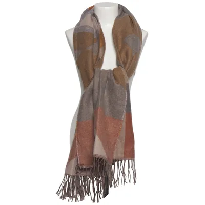 Scarf (Beige, Brown, Gray) from Pieces Accessories Acrylic, Polyester