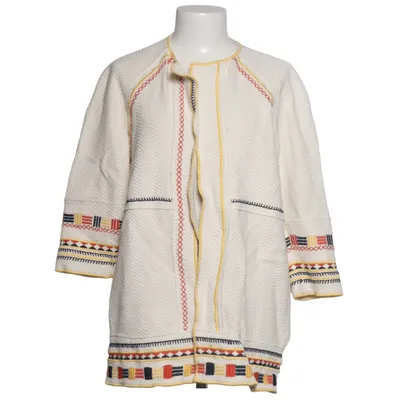 Jacke (Weiß, Mehrfarbig) von Bimba y Lola Baumwolle, Polyamid, Polyester
