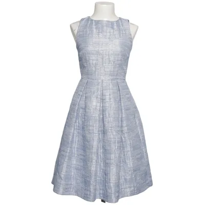 Jurk (Blauw, Wit) van Hallhuber Katoen, Polyester