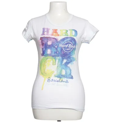 T-shirt (White, Multicolored) from Hard Rock Cafe Cotton