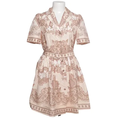 Skjortklänning (Beige, Brun) från Anewsta Polyester