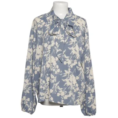 Blus (Blå, Vit) från Ellos Elastan, Polyester