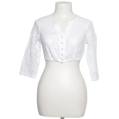 Dirndlblus (Vit) från Lodenfrey Bomull, Elastan, Polyester