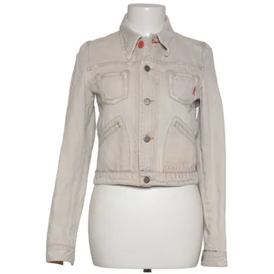 Jeansjacka (Beige) från Biscote Bomull