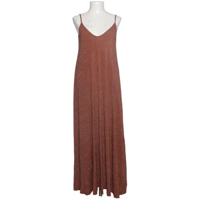 Robe longue (Marron) de Lens Élasthane, Polyester, Viscose