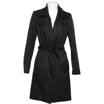 Trench coat (Black) from Cvrd Cotton, Polyester