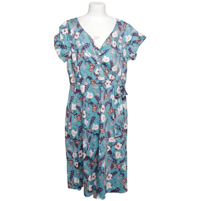 Klänning (Blå, Flerfärgad) från Lady Vintage Bomull, Elastan