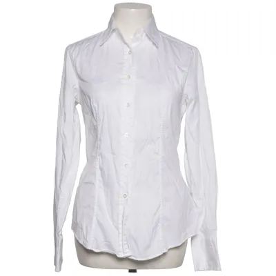 Shirt (Wit) van Caliban Katoen, Elastaan, Polyamide