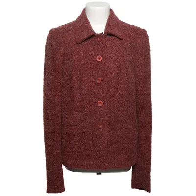 Kavaj (Röd) från Hanna Polyester, Viskos, Ull