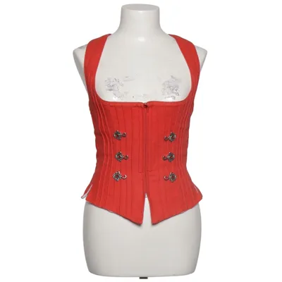 Vest (Rød) fra Krüger Madl Bomuld, Linned, Polyester