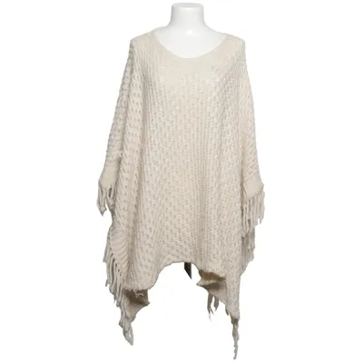 Poncho (Beige) fra Aust Akryl, Alpacauld, Viscose