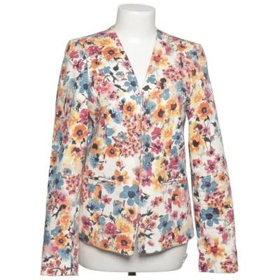 Blazer (Wit, Meerkleurig) van Miss America Katoen, Elastaan