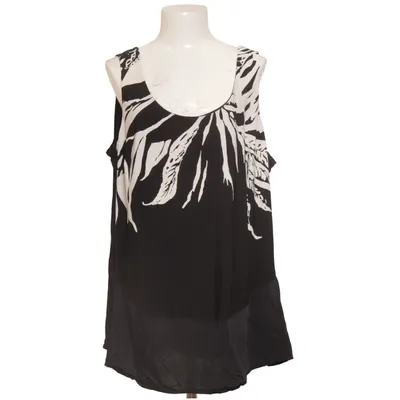 Top (Zwart, Wit) van Robbie Bee Elastaan, Polyester