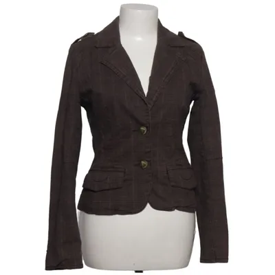 Blazer (Braun) von QS by S.Oliver Acryl, Baumwolle, Elasthan, Polyamid
