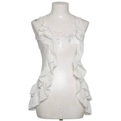 Top (Hvid) fra Blind Date Bomuld, Polyester, Viscose
