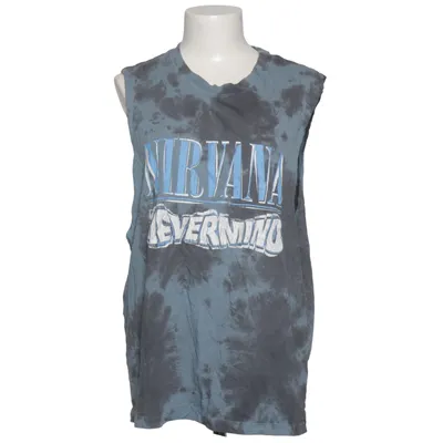Top (Blue, Gray, Multicolored) from Nirvana Cotton