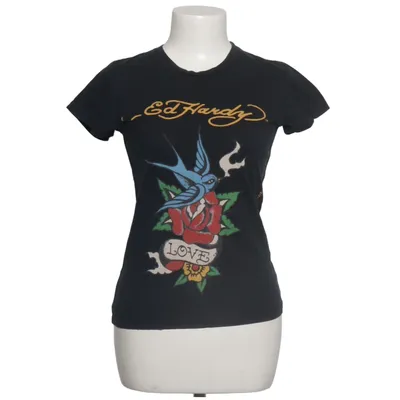 T-shirt (Zwart, Meerkleurig) van Ed Hardy