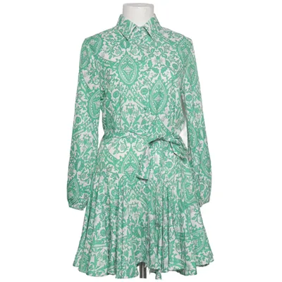 Skjortklänning (Grön, Vit) från IVIVI Elastan, Polyester