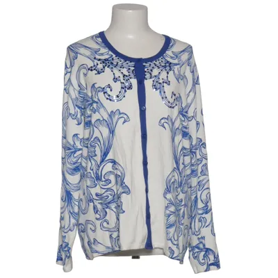 Cardigan (Bleu, Blanc) de Ovanti Élasthane, Polyamide, Viscose