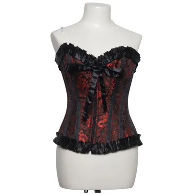 Corset (Noir, Rouge) de Burleska Polyester