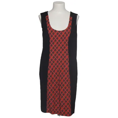 Dress (Black, Red) from Vivance Collection Elastane, Polyester, Viscose