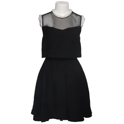 Dress (Black) from Sandro Elastane, Polyamide, Polyester, Viscose