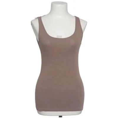 Tanktop (Braun) von H&M Basic Baumwolle, Elasthan, Polyester