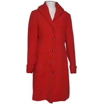 Coat (Red) from Top Secret Elastane, Polyester, Viscose
