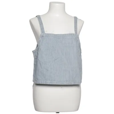 Crop top (Blå, Vit) från Mango Bomull