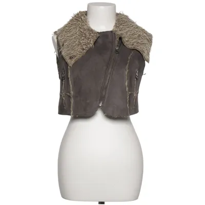 Outdoor vest (Grijs) van Voyelles Leer, Polyester