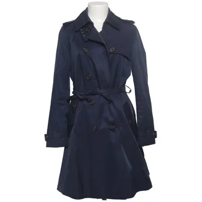 Trench coat (Blue) from Lauren Ralph Lauren Cotton, Polyester