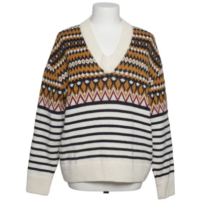Sweater (White, Multicolored) from Saint James Acrylic, Alpaca wool