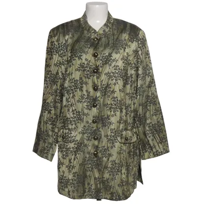Blazer (Green, Brown) from Sempre Priu Acetate, Cotton, Elastane, Polyester