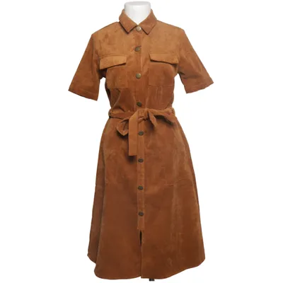 Shirt dress (Brown) from Monteau Elastane, Polyamide, Polyester