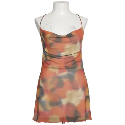 Dress (Orange, Multicolored, Yellow, Red) from Pull & Bear Elastane, Polyester