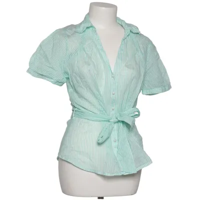 Short sleeve shirt (Green, White) from H&M