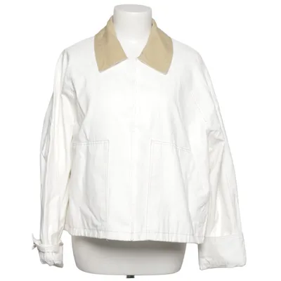 Jacka (Vit, Beige) från Zara Akryl, Polyester