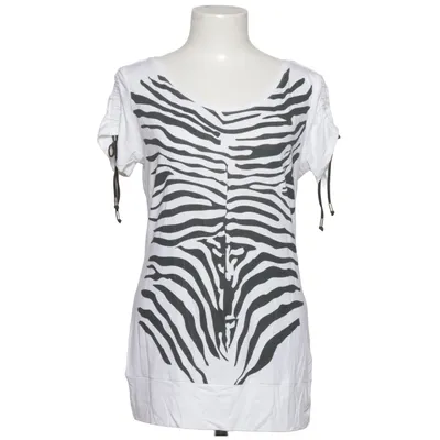 Top (White, Black) from Sani Blu Elastane, Viscose