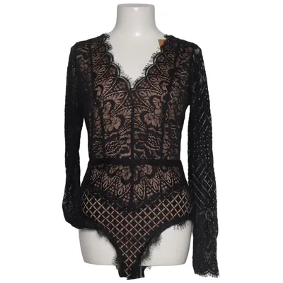 Body (Sort, Beige) fra Vera & Lucy Elastan, Polyamid, Polyester