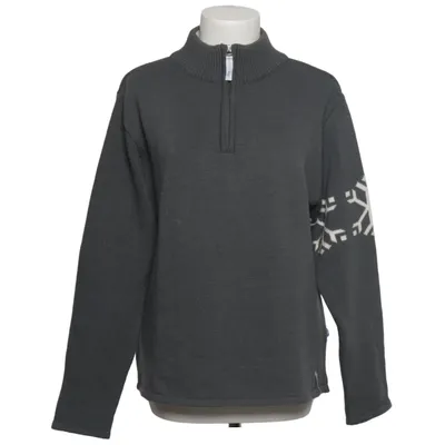 Sweater (Gray, White) from Exxtasy Acrylic, Wool