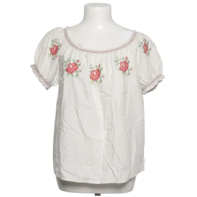Dirndl blouse (Wit, Rood, Groen) van Blutsgeschwister Katoen, Viscose