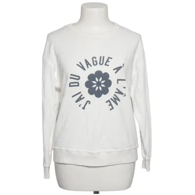Collegetröja (Vit, Blå) från Alexa Chung for AG Bomull, Polyester, Viskos