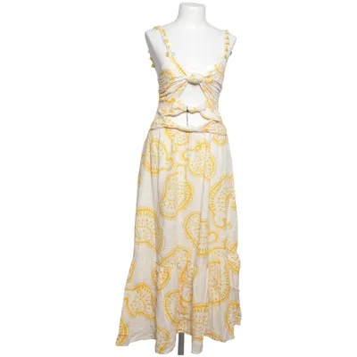 Klänning (Gul, Vit) från Farm Bomull, Viskos