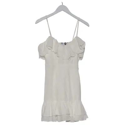 Klänning (Vit) från Zara Bomull, Polyester