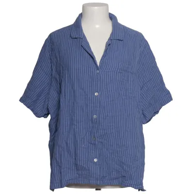 Short sleeve shirt (Blue) from Beacan Cove Cotton, Leather