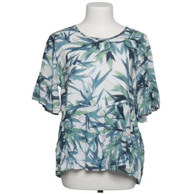 Blus (Vit, Grön, Blå) från Object Viskos